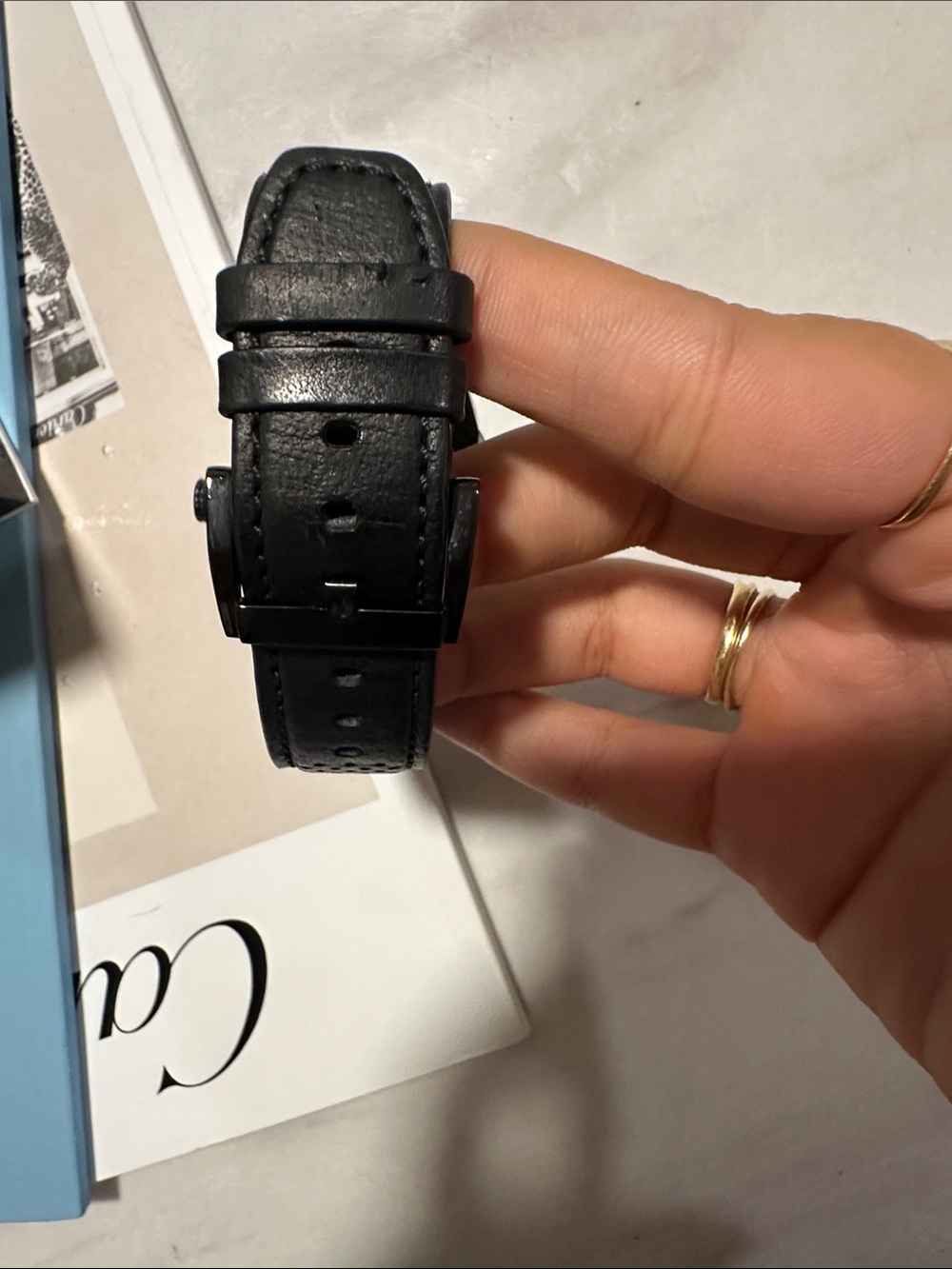 Movado Bold Men's Black and Silver-Tone Dial Watch🖤 - Picture 4 of 8